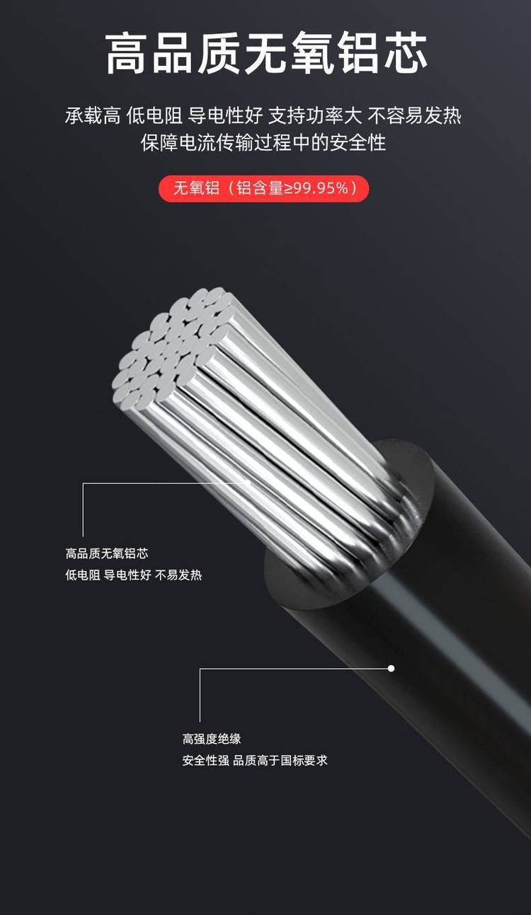 國標電線Jklyj 10kV架空絕緣鋁導線詳解 1×10mm2黑色產(chǎn)品的標準與應用